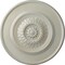 Ekena Millwork Floral Ceiling Medallion, Hand-Painted Flash Blue, 23 1/2"OD x 2 3/4"P CM23FLFBS - alternate 1